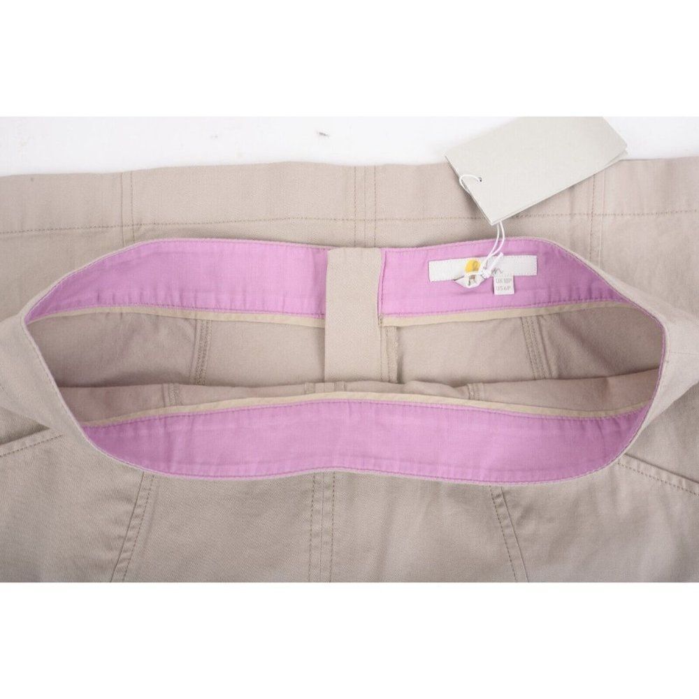 Boden Womens Daisy Chino Skirt UK 10P US 6P 6 Petite Tan Khaki NWT - Picture 6 of 7